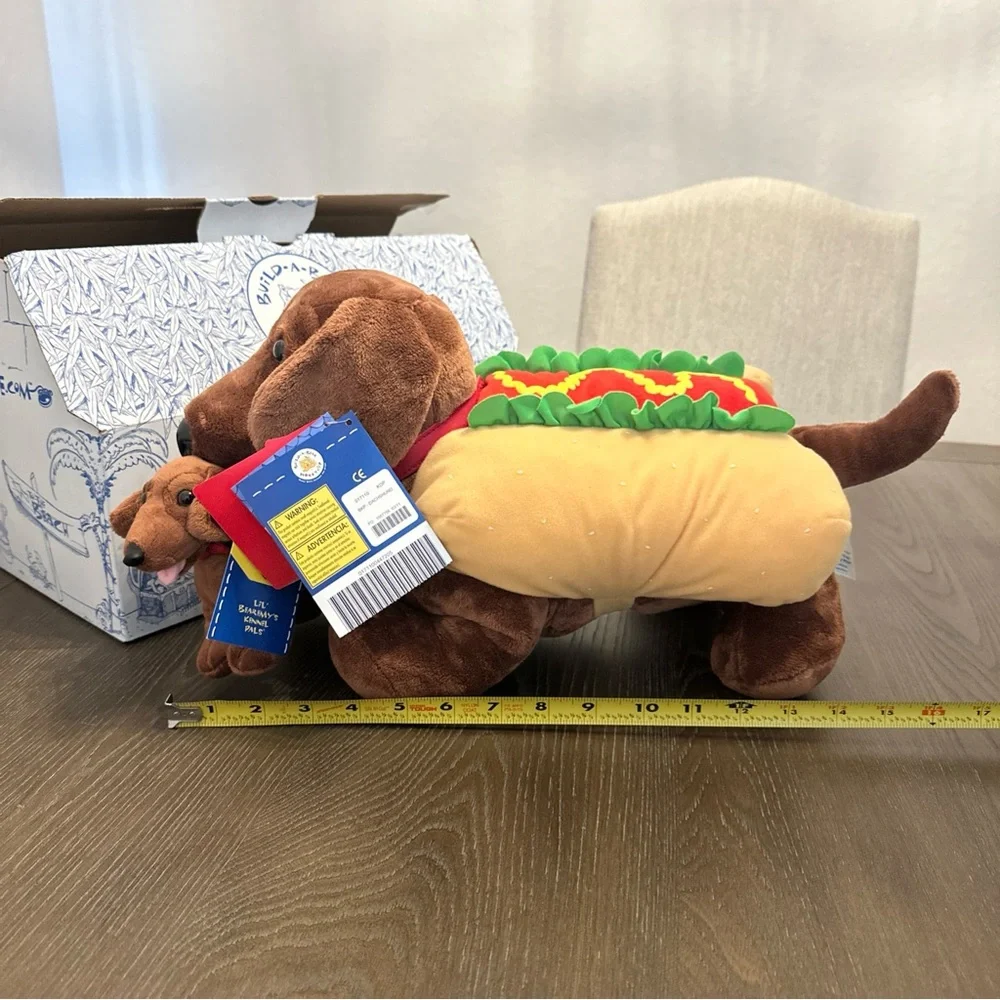 Build A Bear Dachshund Mommy 15in. Dog‎ & Puppy Bearemy Kennel Pals Plush NWT